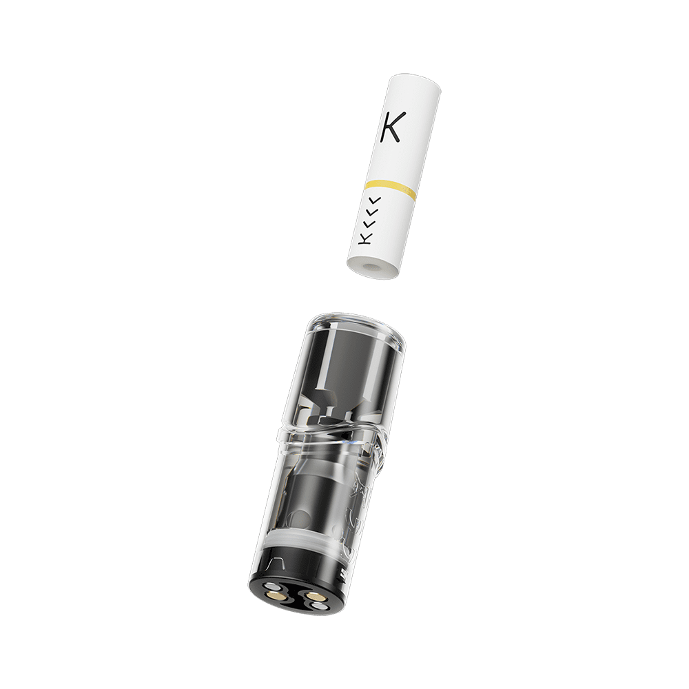 Einzelansicht Kiwi Spark Pod zur Befestigung des Baumwollfilters, welcher sich darüber befindet