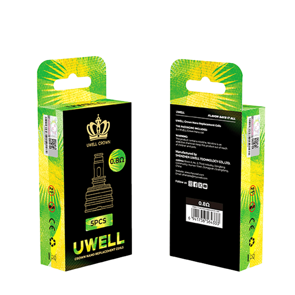 Uwell Crown Nano MTL 0,8 Ohm Verdampferkopf (Crown Nano Tank)