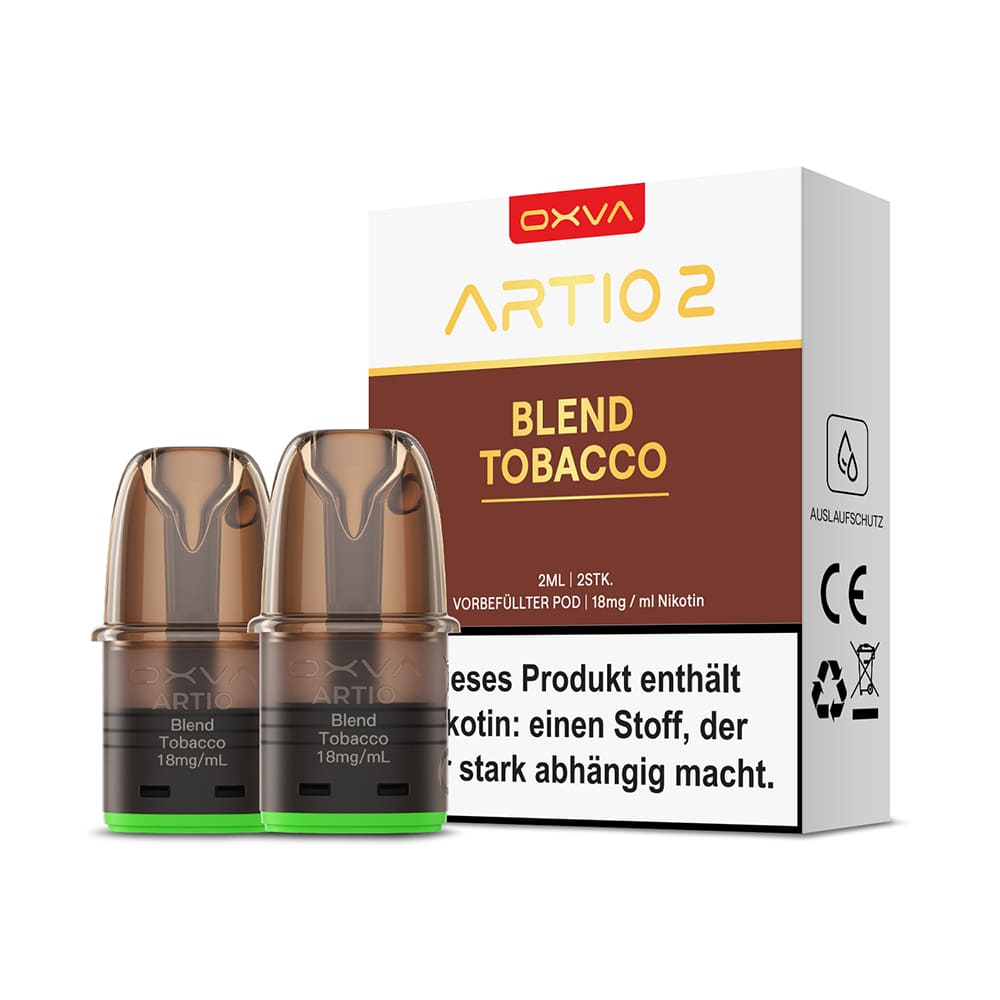 Oxva Artio 2 Einweg Pod Blend Tobacco 18mg Nikotinsalz 2ml