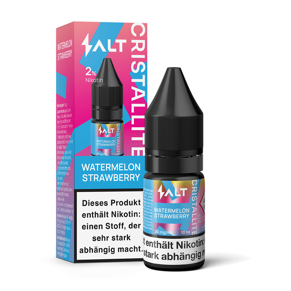 SALT Cristallite Nikotinsalz - Watermelon Strawberry - 10ml Liquid 20mg  C