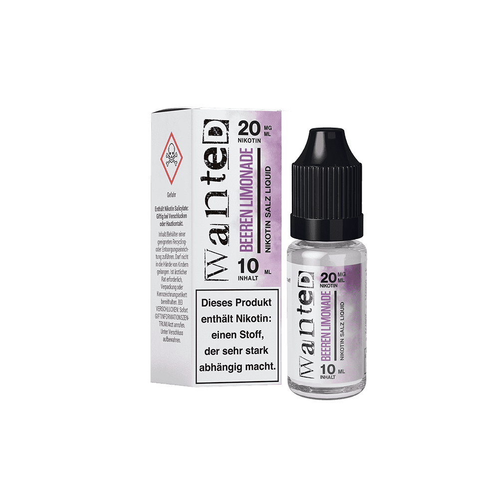 Liquid Beeren Limonade - Wanted Overdosed Nikotinsalz 20mg