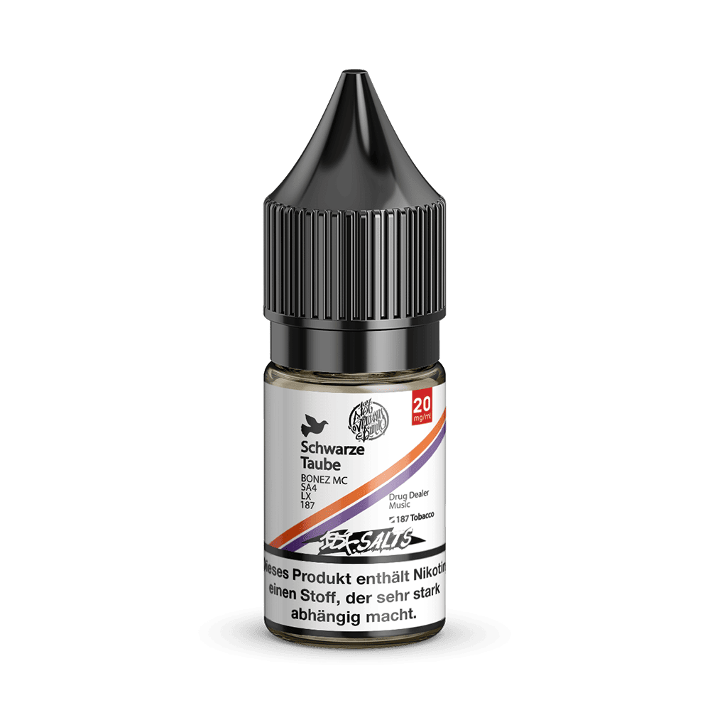 187 Strassenbande Nikotinsalz - Schwarze Taube - 10ml Liquid 20mg  C