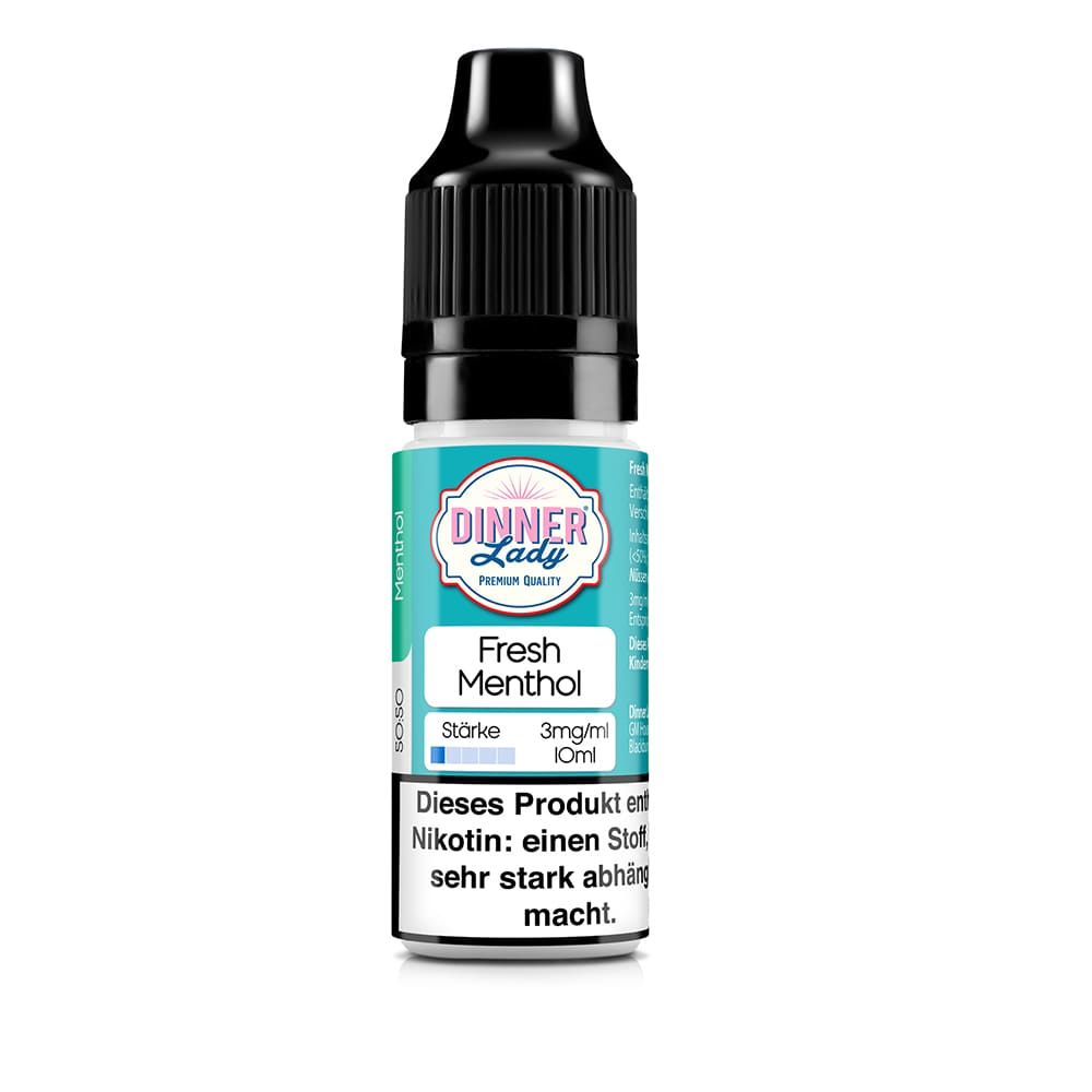 Liquid Fresh Menthol - Dinner Lady 3mg
