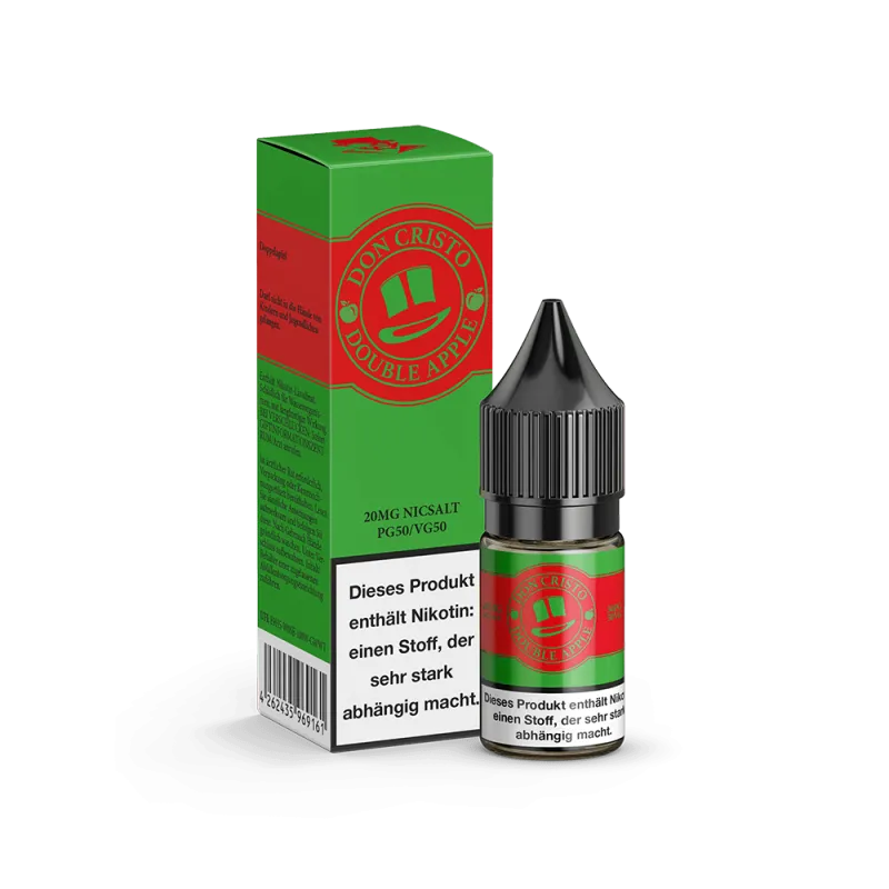 Don Cristo Nikotinsalz Double Apple 10ml 10mg