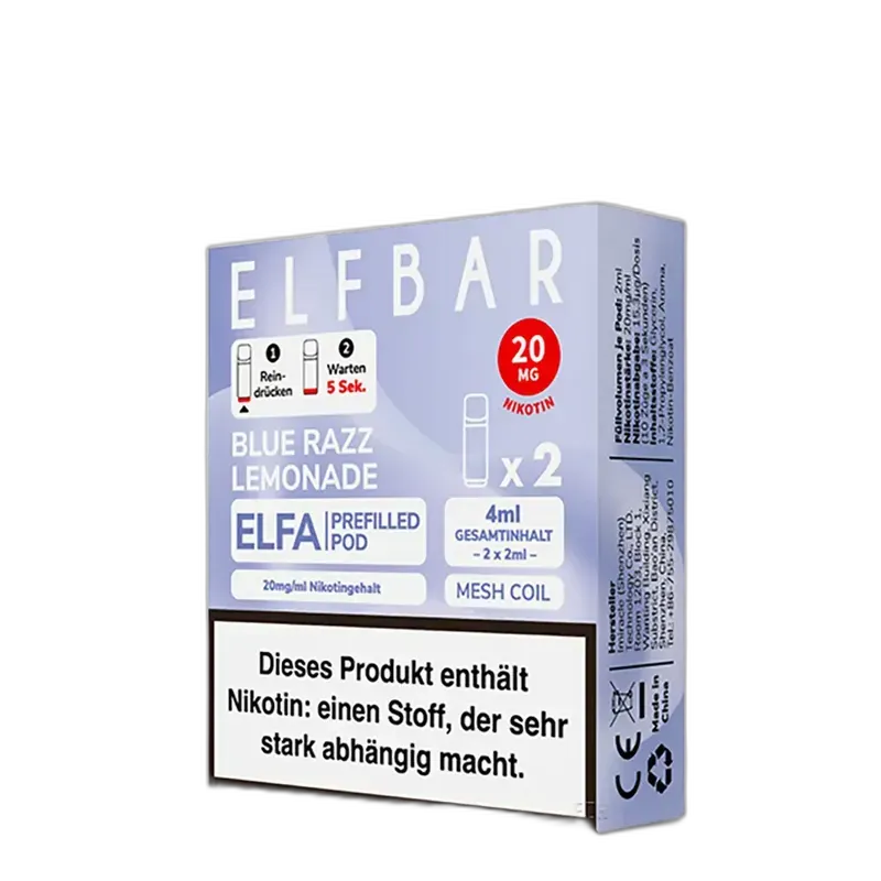Elfbar - Elfa Pods Blue Razz Lemonade Nikotinsalz 20mg