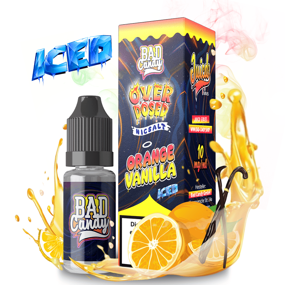 Liquid Orange Vanilla Iced - Bad Candy Nikotinsalz 10mg