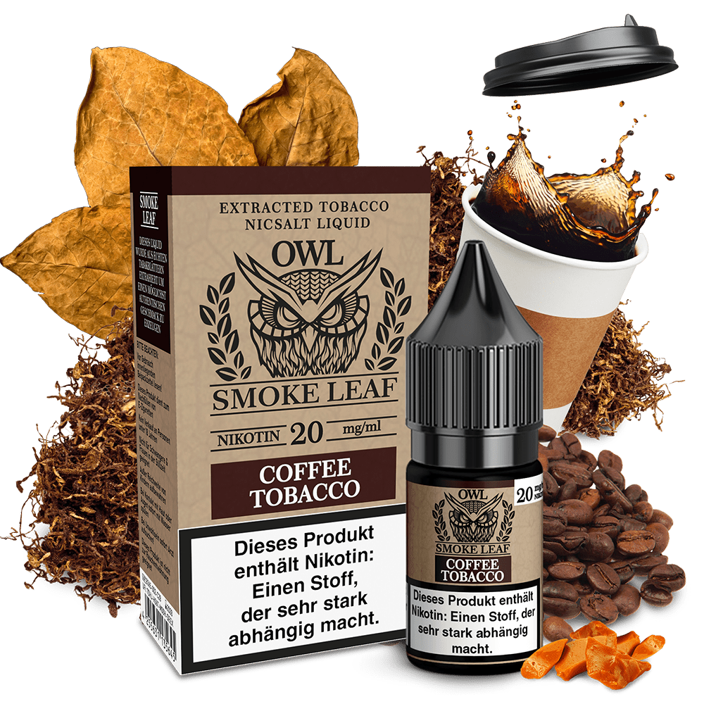 Liquid Coffee Tobacco - OWL Smoke Leaf Nikotinsalz