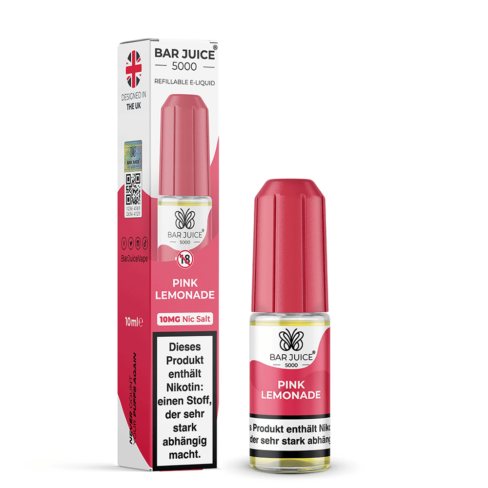 Bar Juice 5000 Nikotinsalz - Pink Lemonade - Liquid 10mg 10ml