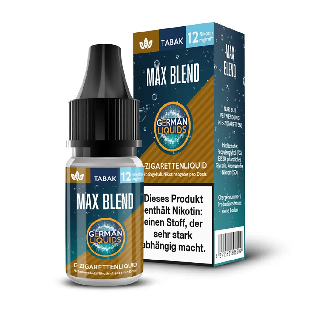 Liquid Max Blend 12mg - German Liquids