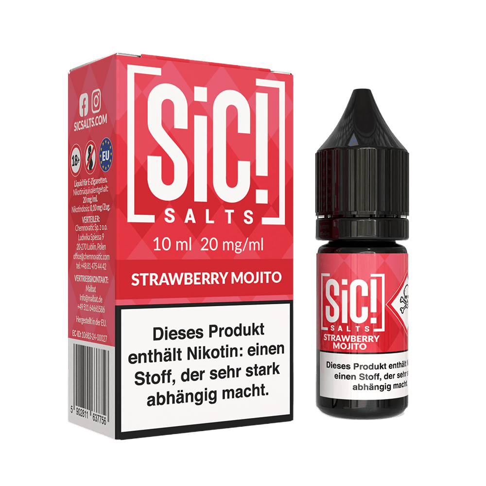 SIC Nikotinsalz Liquid - Strawberry Mojito - 20mg