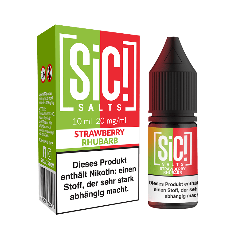 Liquid Strawberry Rhubarb - SIC Nikotinsalz 20mg