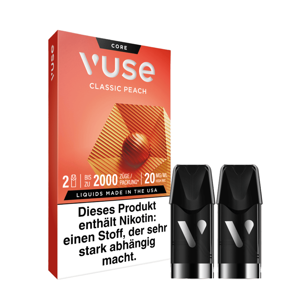 2x Vuse Pod Classic Peach Nic Salts 20mg