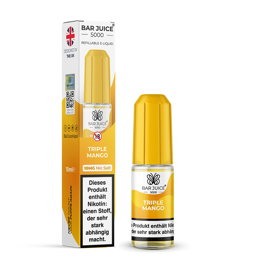 Bar Juice 5000 Nikotinsalz - Triple Mango - Liquid 10mg 10ml