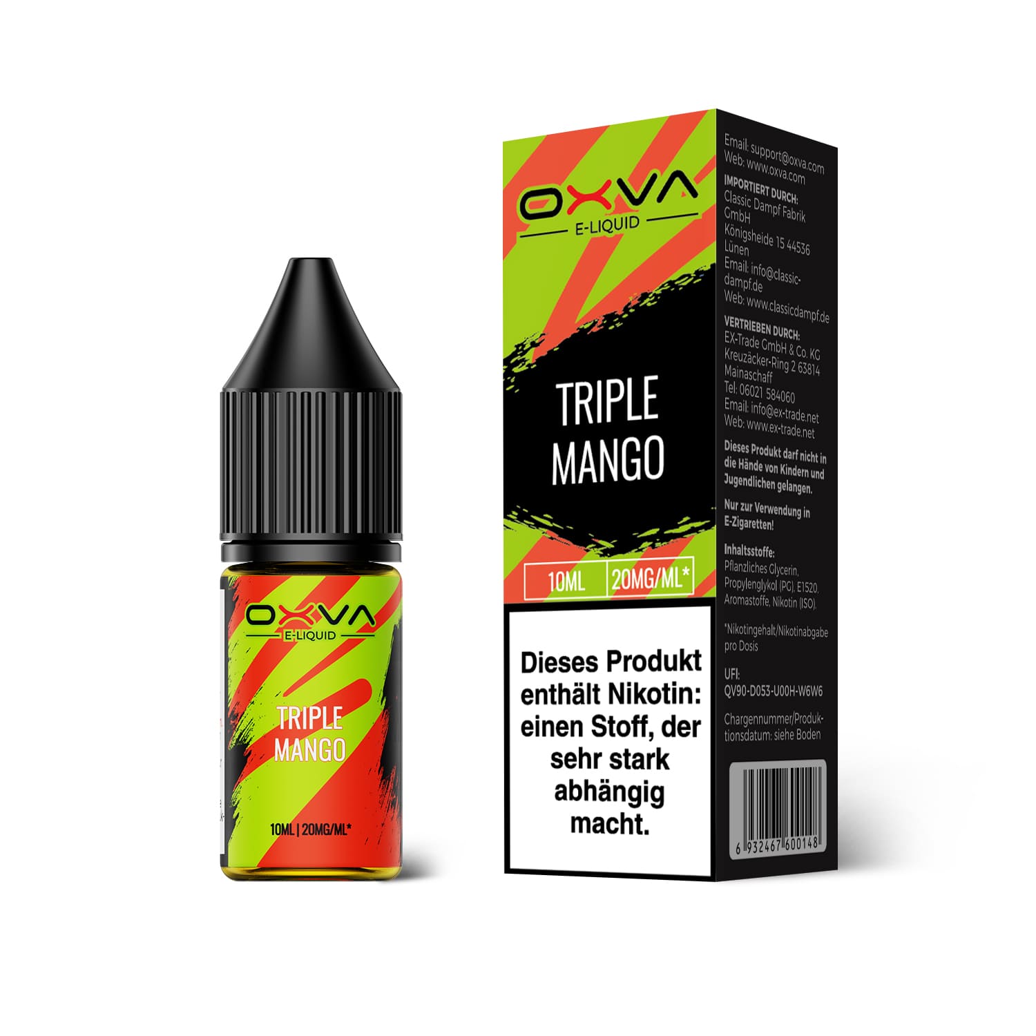 Liquid Triple Mango - Oxva E-Liquid Nikotinsalz 20mg
