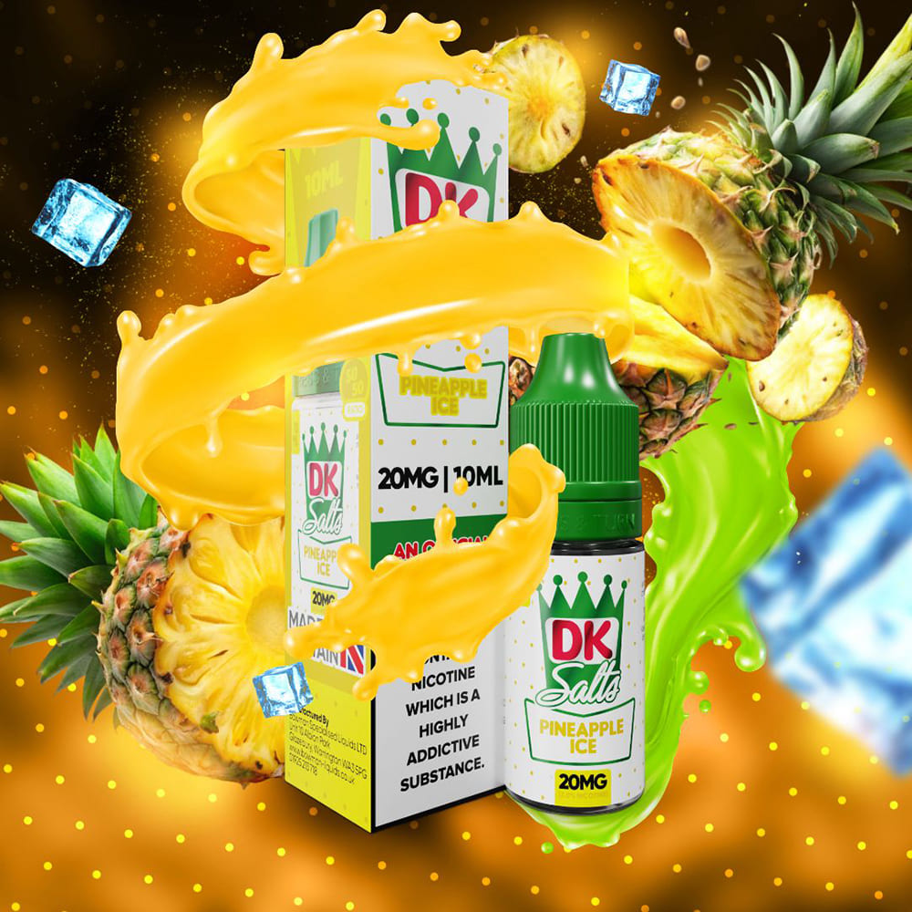 DK Salts Nikotinsalz - Pineapple Ice - Liquid 20mg 10ml  C