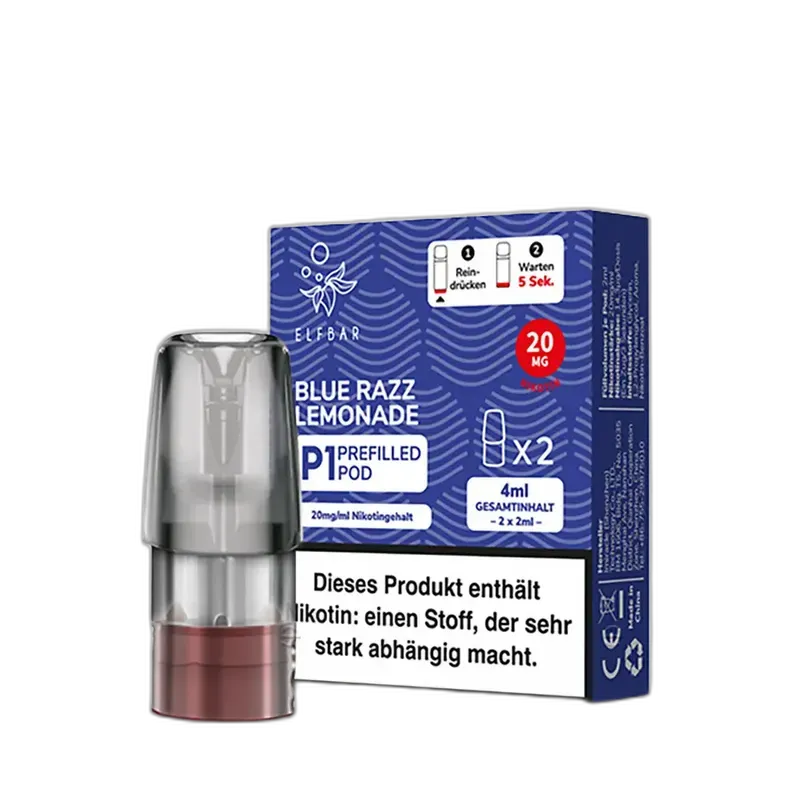 Elfbar - Mate 500 Pods Blue Razz Lemonade Nikotinsalz 20mg