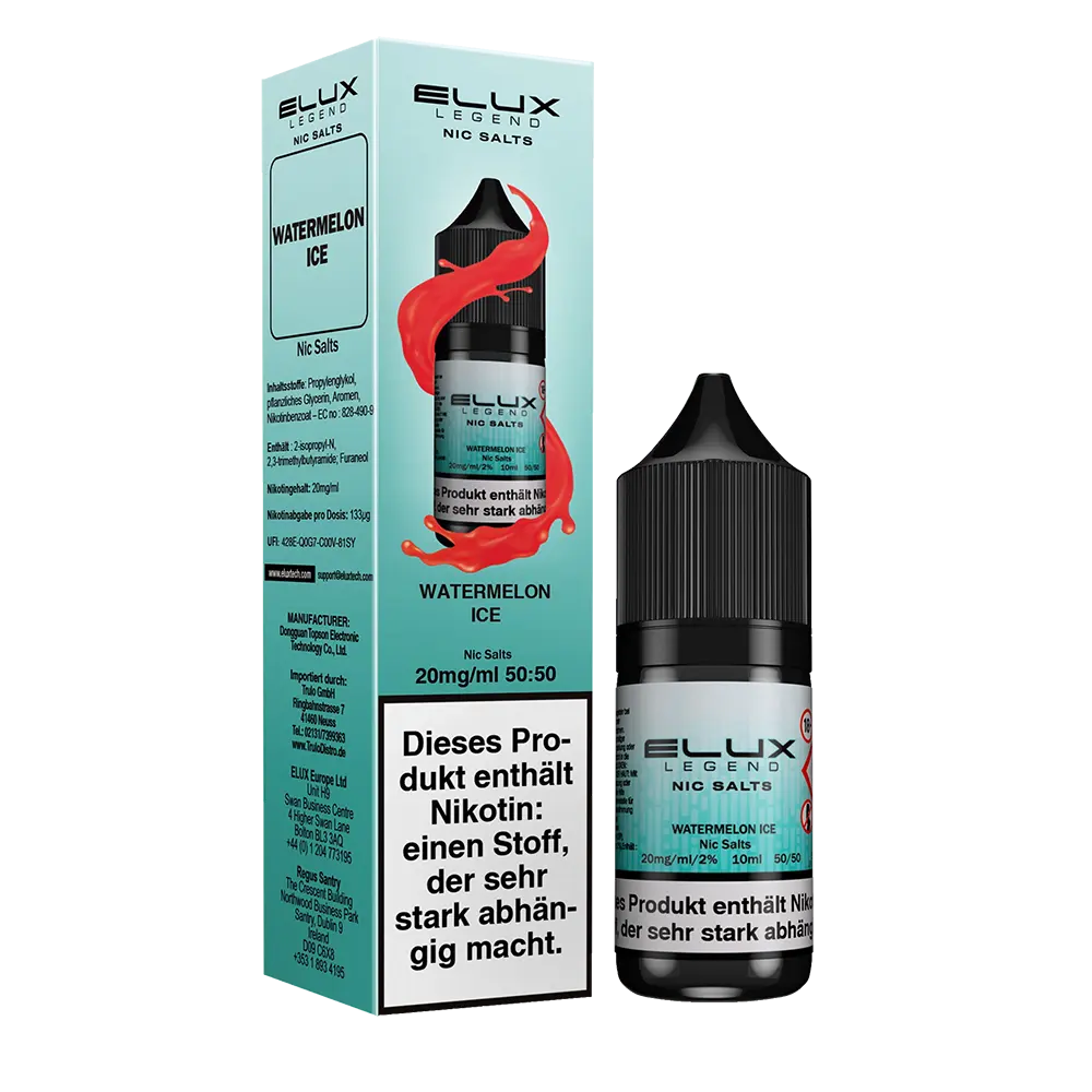 Liquid Watermelon Ice - Elux Nikotinsalz