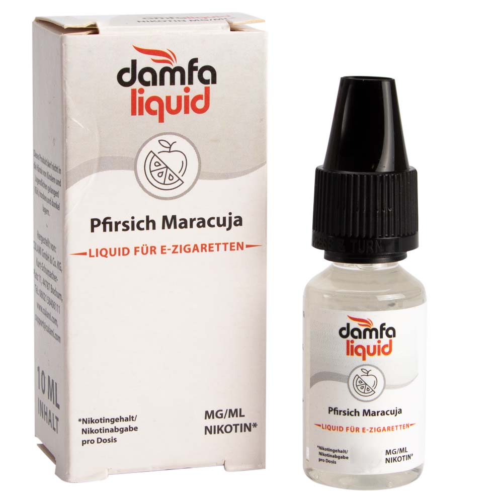 damfaliquid Pfirsich Maracuja 3mg 10ml