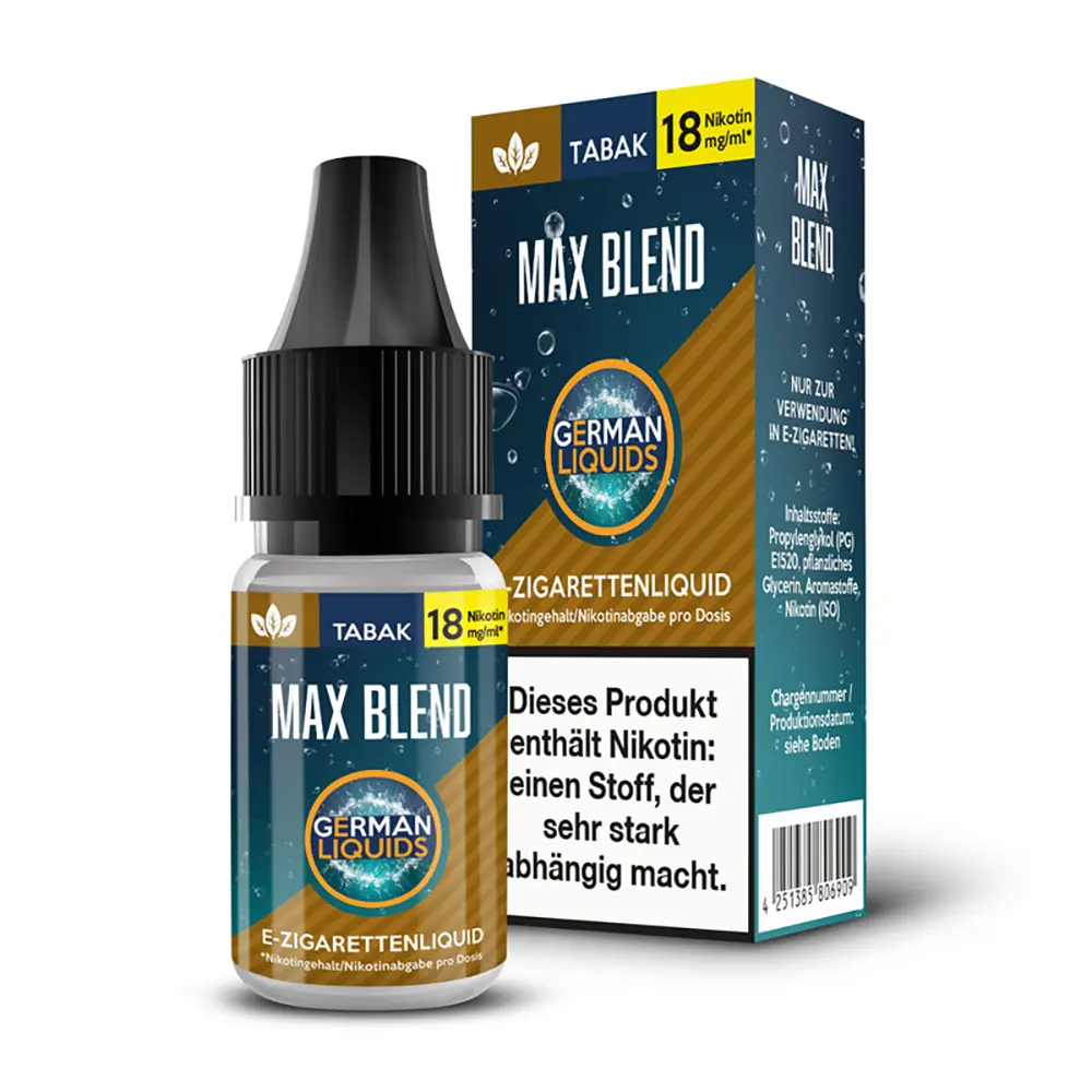 Liquid Max Blend 18mg - German Liquids