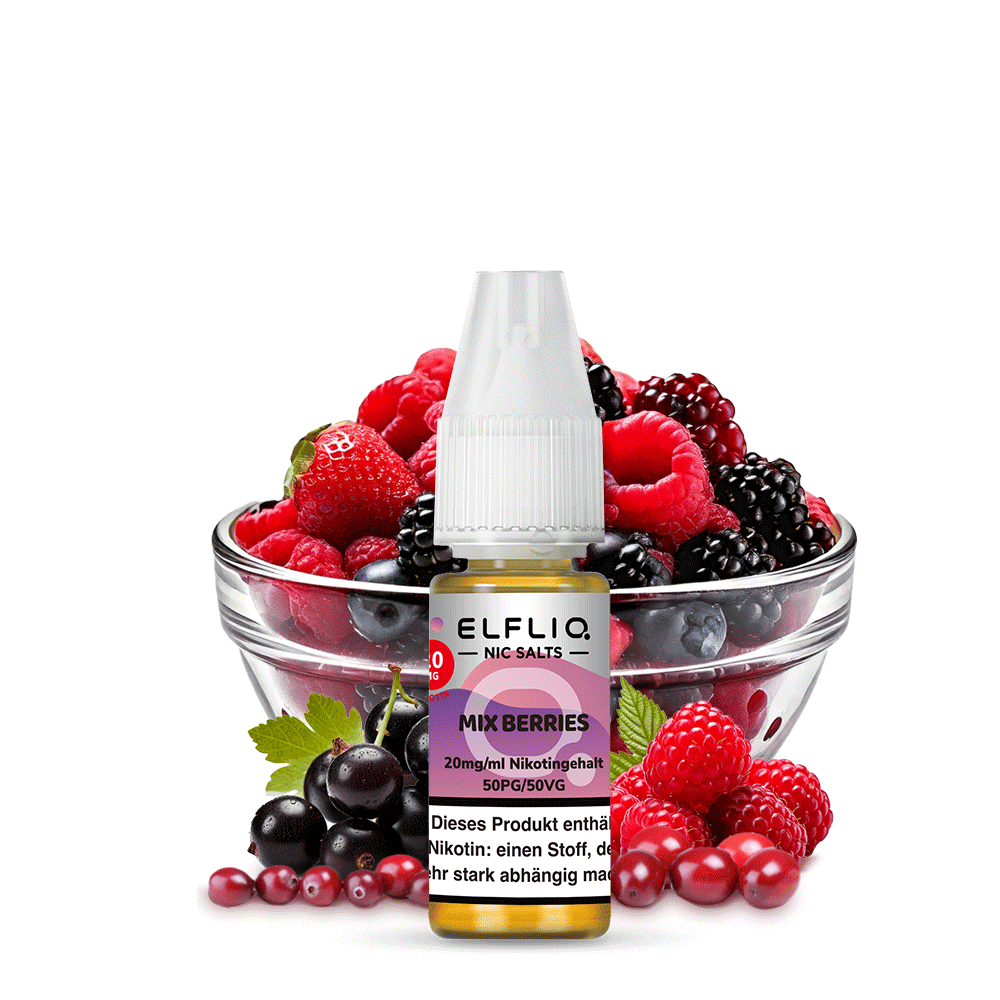 Elfliq by Elfbar Nikotinsalz - Mix Berries - Liquid 20mg 10ml  C