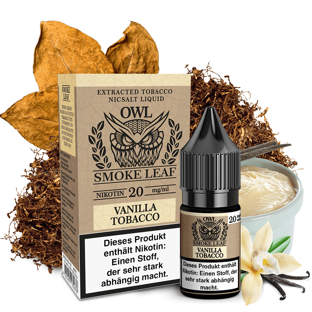 Liquid Vanilla Tobacco - OWL Smoke Leaf Nikotinsalz 20mg