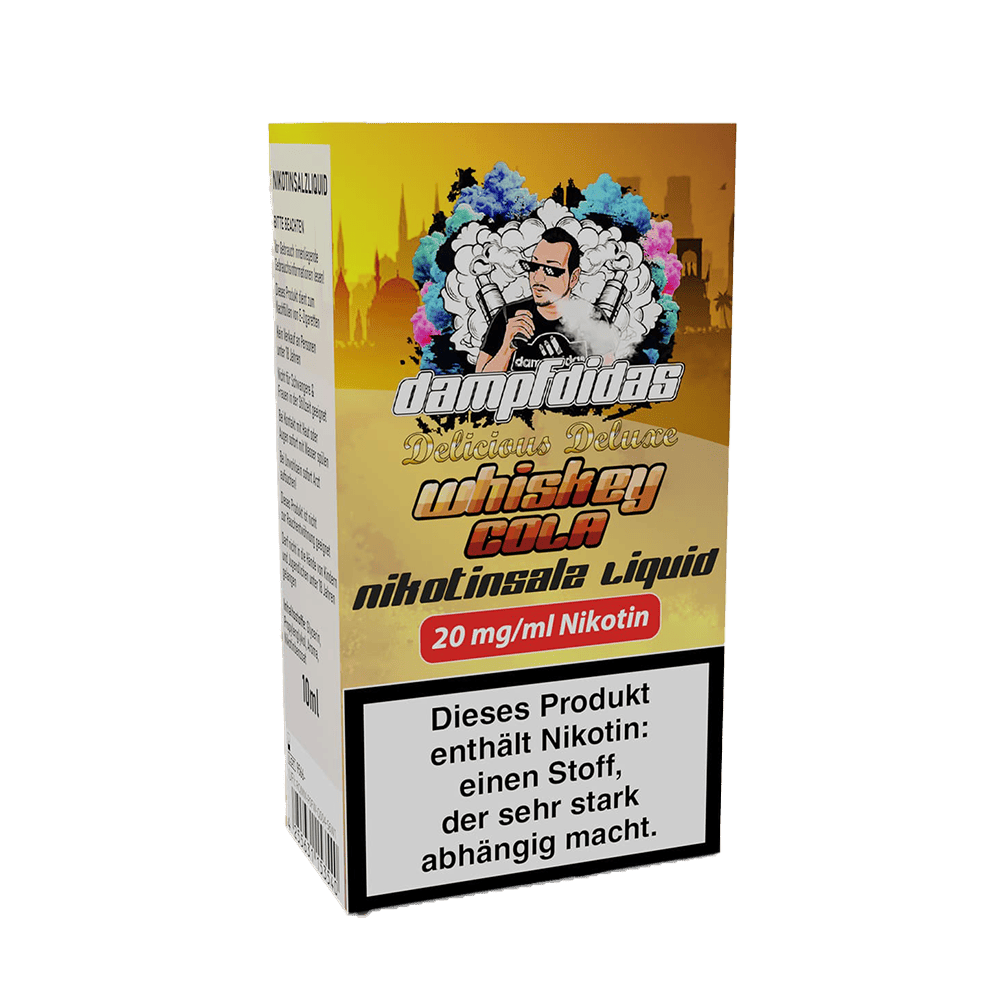 Dampfdidas Nikotinsalz - Whiskey Cola - 10ml Liquid 20mg  C