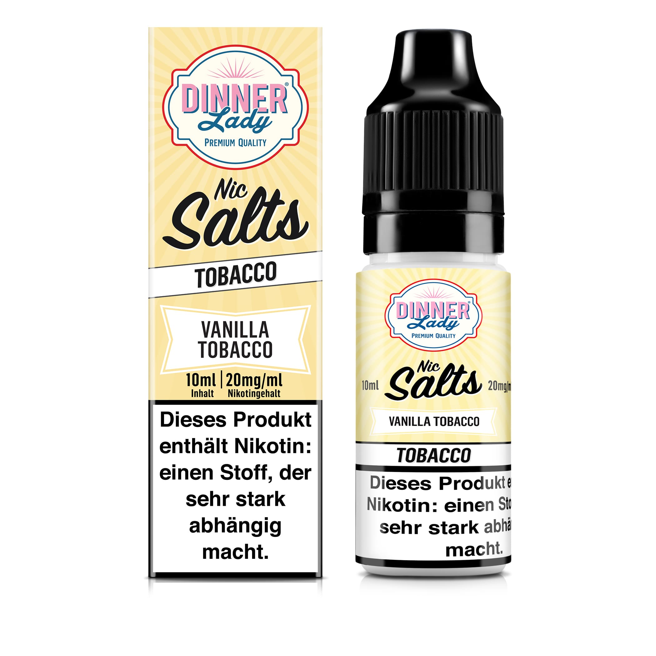 Liquid Vanilla Tobacco - Dinner Lady Nikotinsalz