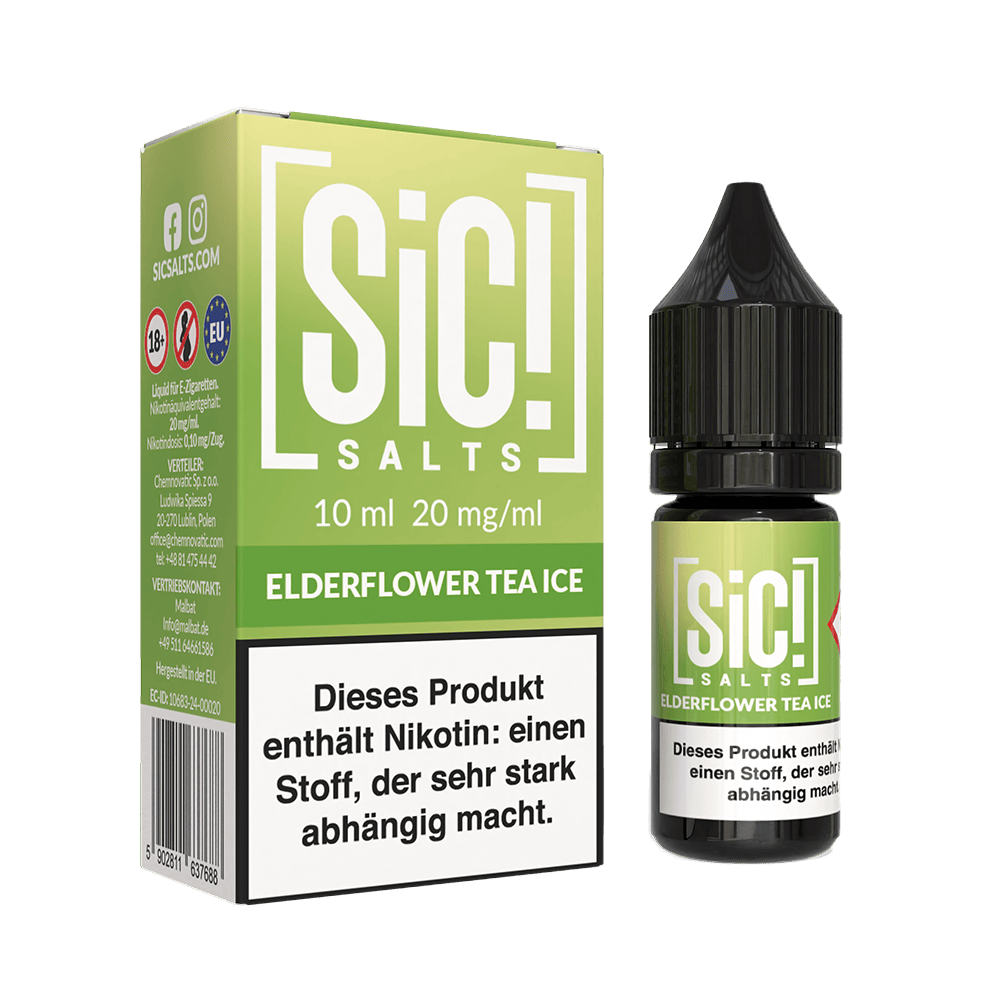 SIC Nikotinsalz Liquid - Elderflower Tea Ice - 20mg
