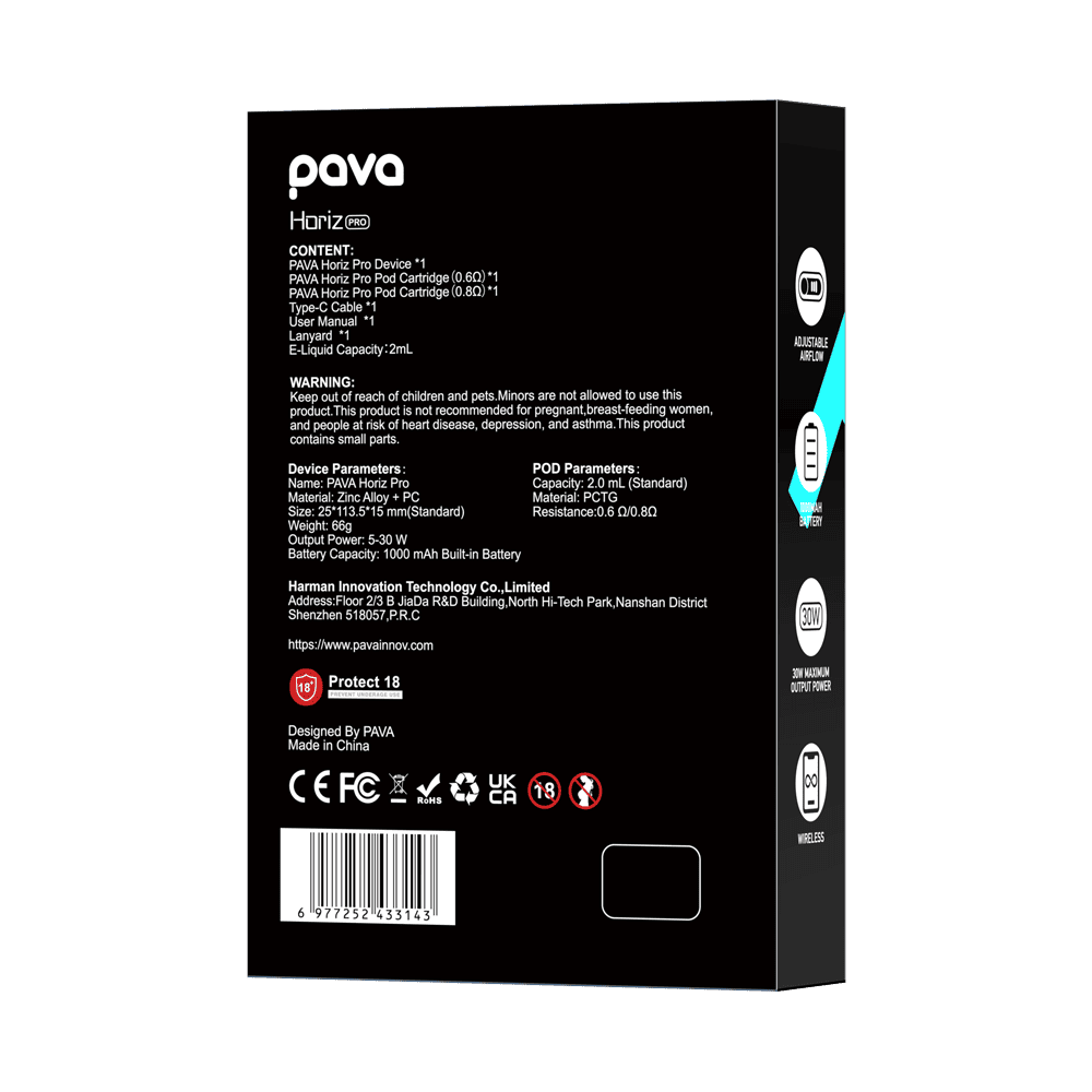 Pava Horiz Pro Kit Pearly White