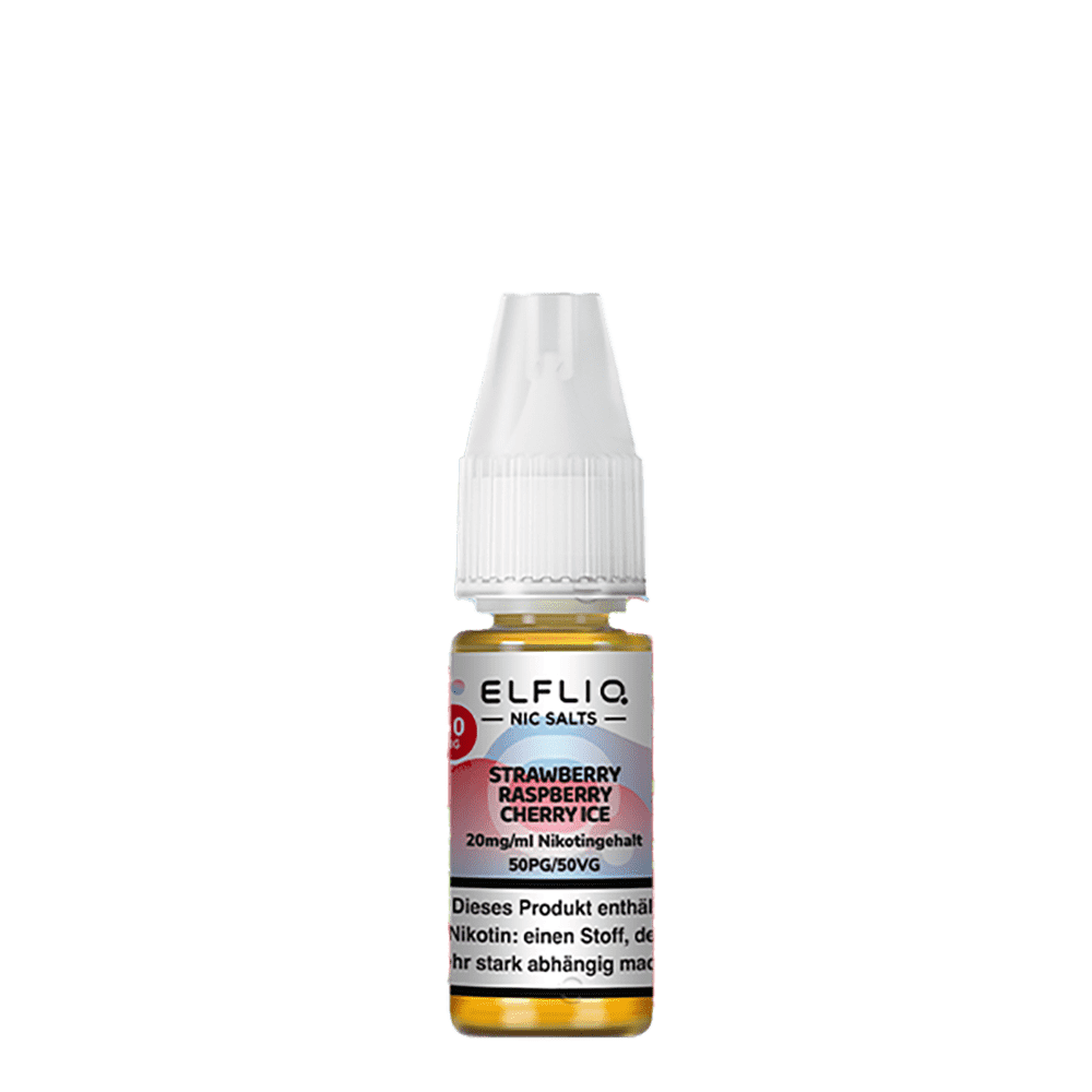 Liquid Strawberry Raspberry Cherry Ice - Elfliq Nikotinsalz 20mg