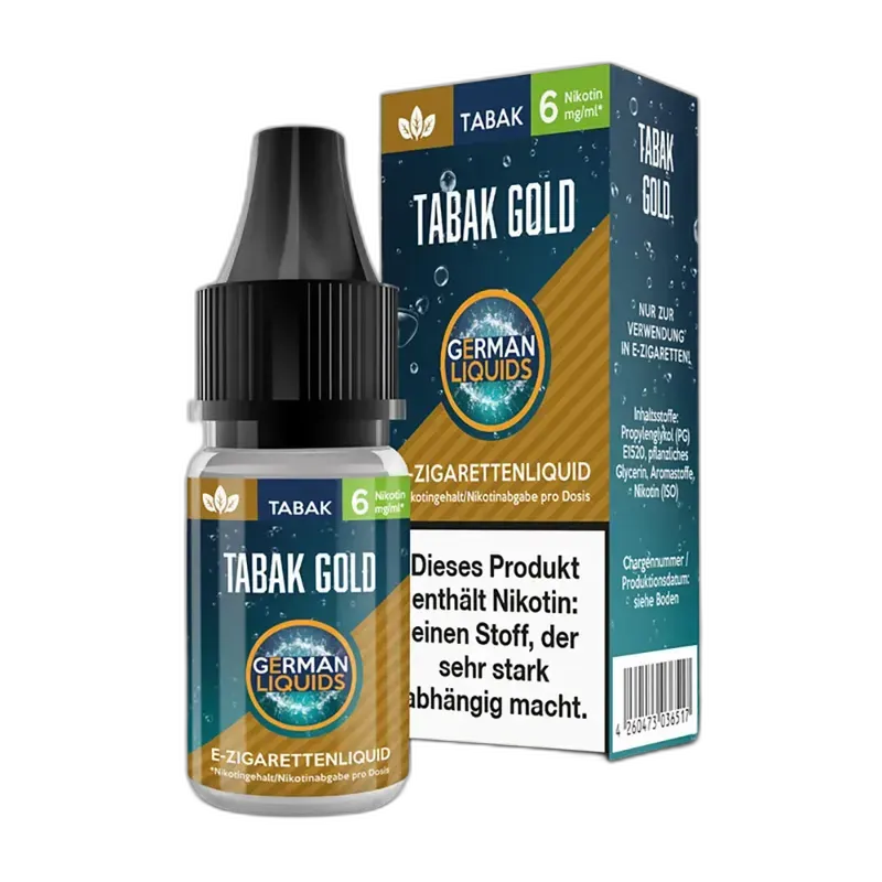 German Liquids Tabak Gold 6mg