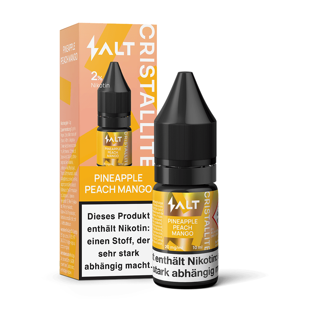 SALT Cristallite Nikotinsalz - Pineapple Peach Mango - 10ml Liquid 20mg  C
