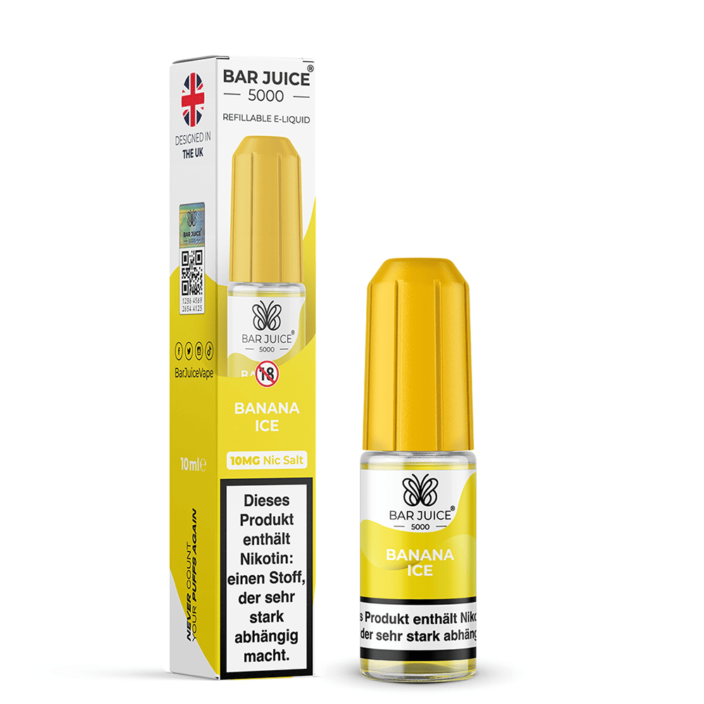 Bar Juice 5000 Nikotinsalz - Banana Ice - Liquid 10mg 10ml