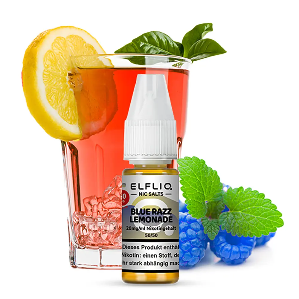 Liquid Blue Razz Lemonade - Elfliq Nikotinsalz