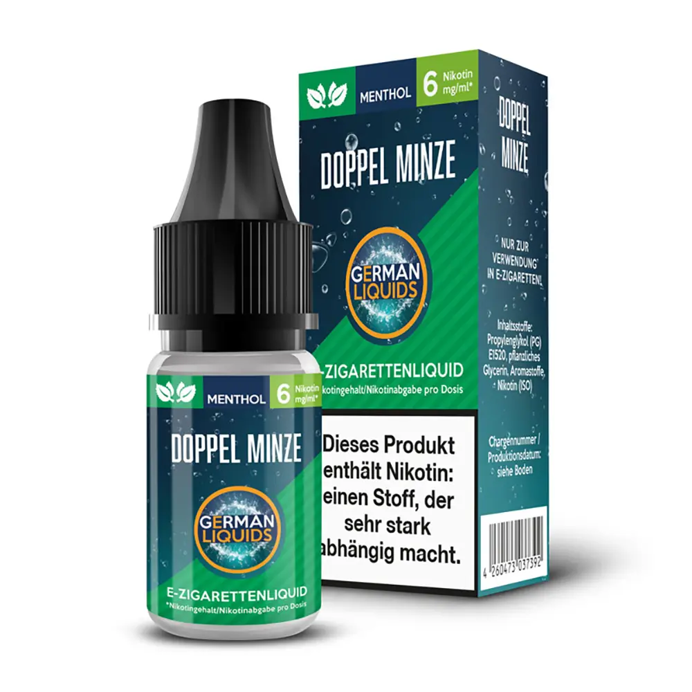 Liquid Doppel Minze V2 6mg - German Liquids
