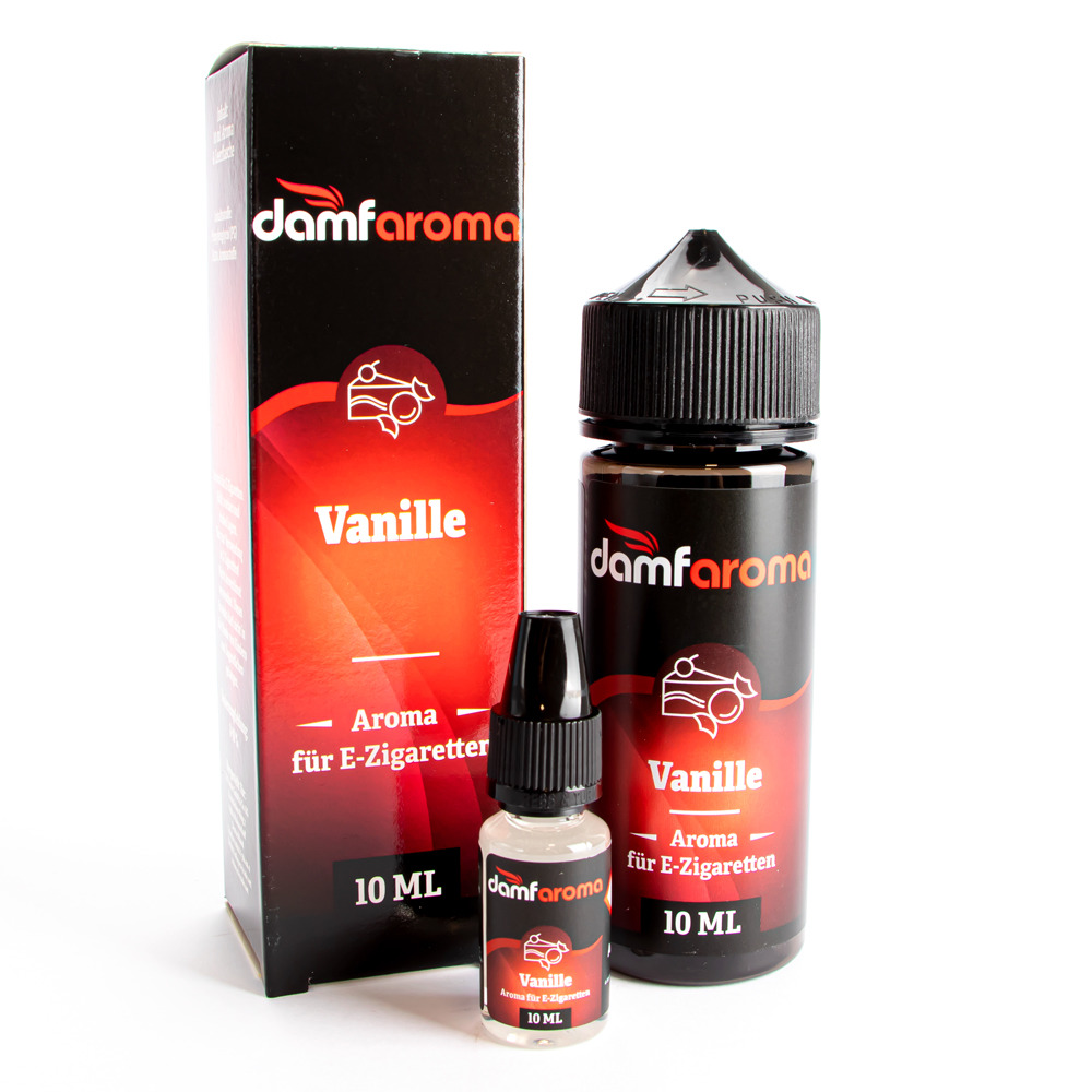 damfaroma Longfill - Vanille - 10ml Aroma in 120ml Flasche  C