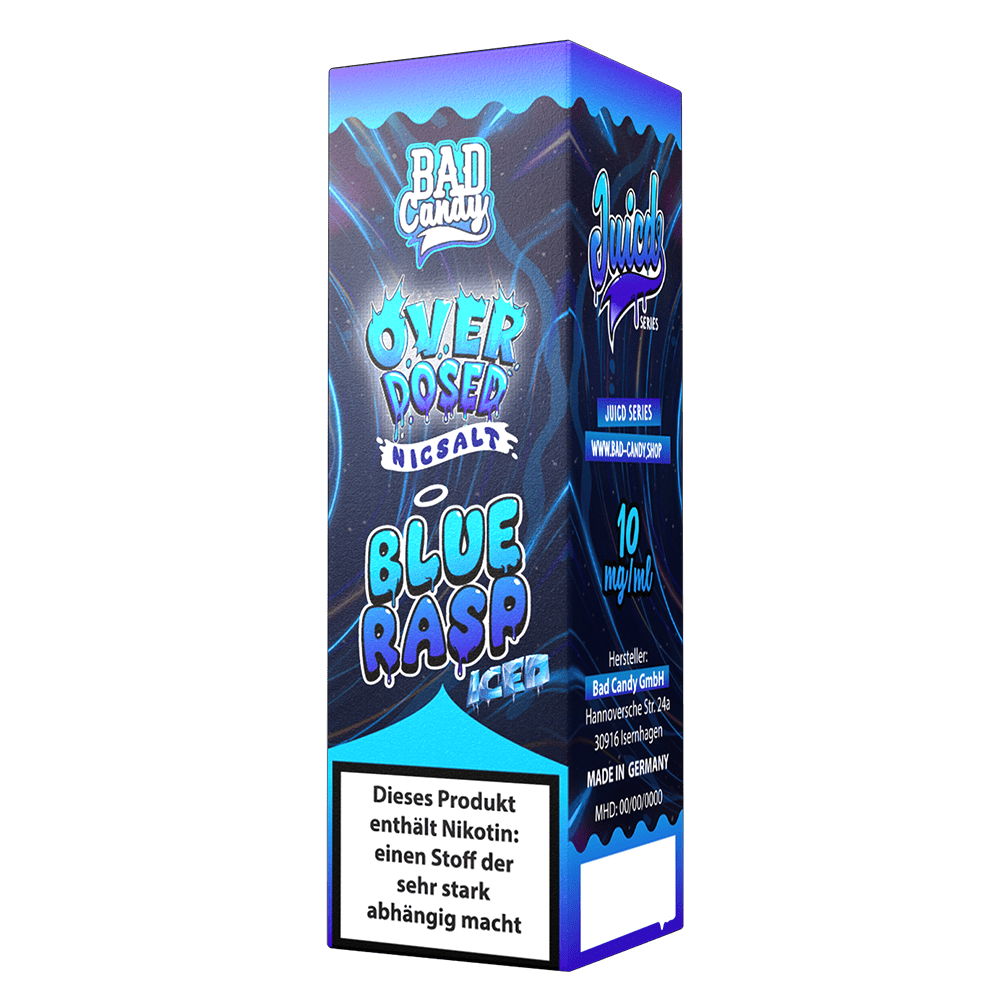 Liquid Blue Rasp Iced - Bad Candy Nikotinsalz 20mg