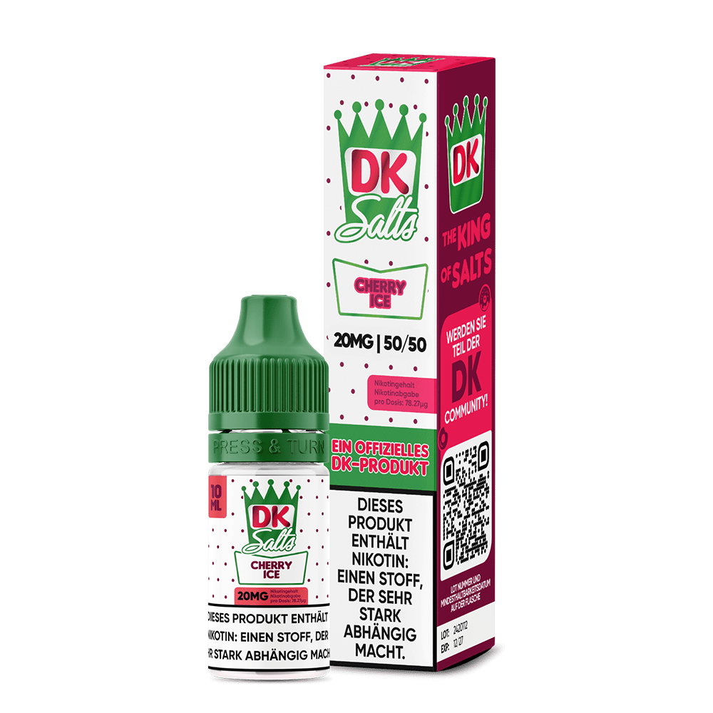 DK Salts Nikotinsalz - Cherry Ice - Liquid 20mg 10ml  C