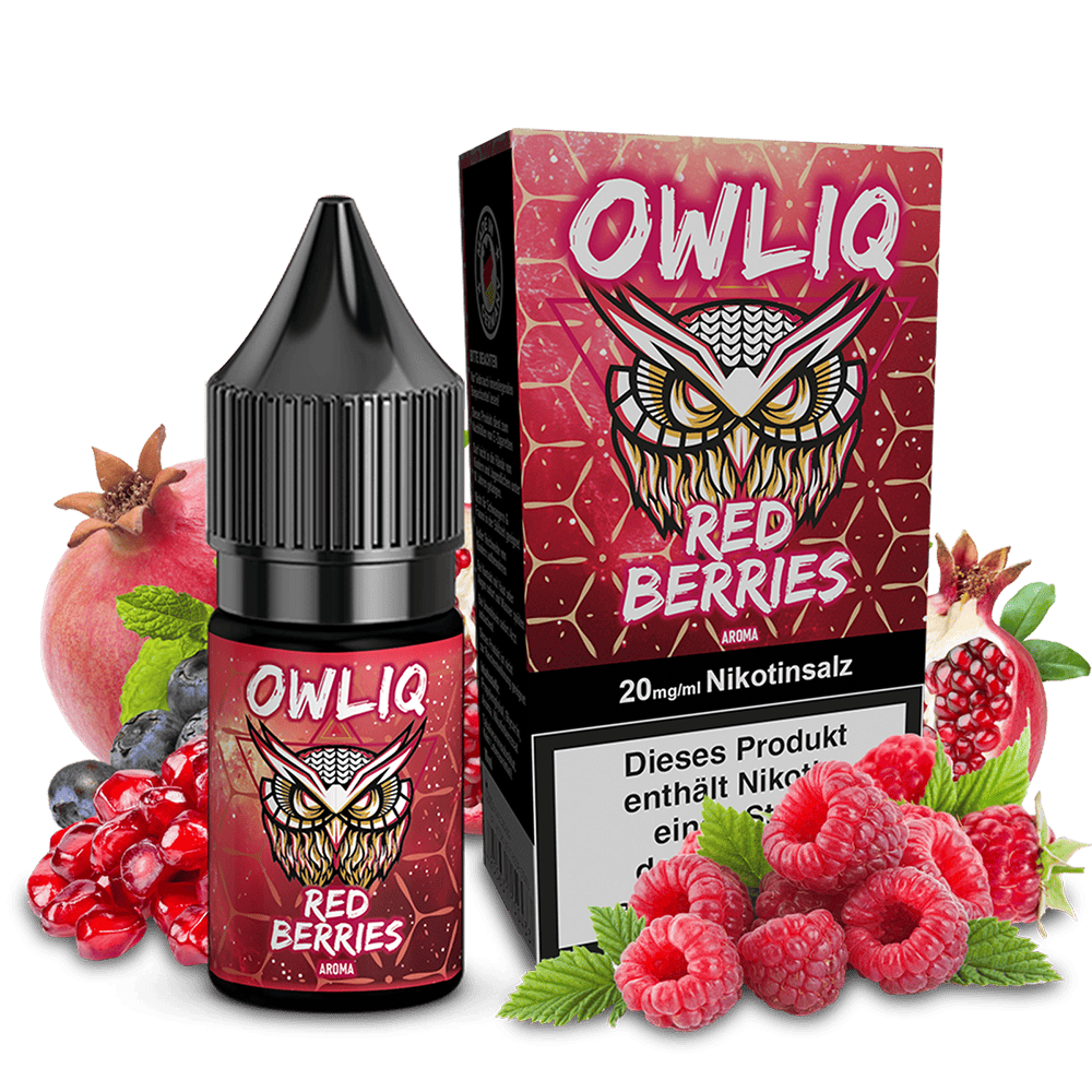 OWLIQ Nikotinsalz - Red Berries - 10ml Liquid 20mg  C