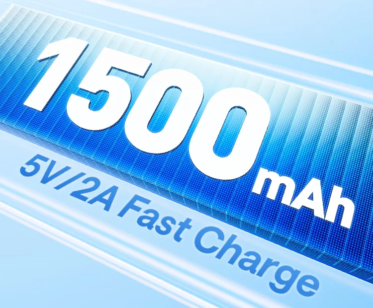 1500 mAh — in 30 Minuten auf 80 %