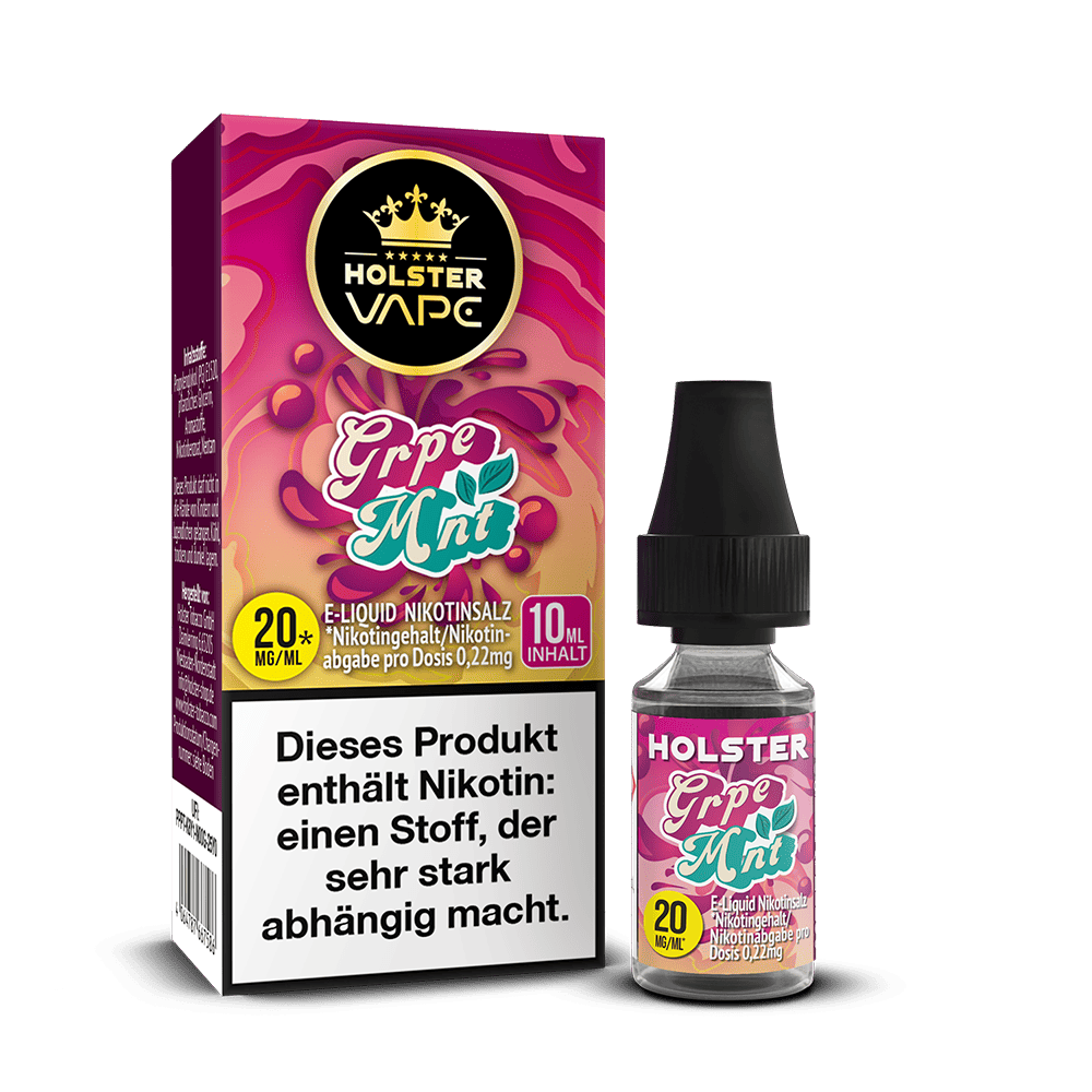 Holster Nikotinsalz - Grpe Mnt - Liquid 20mg