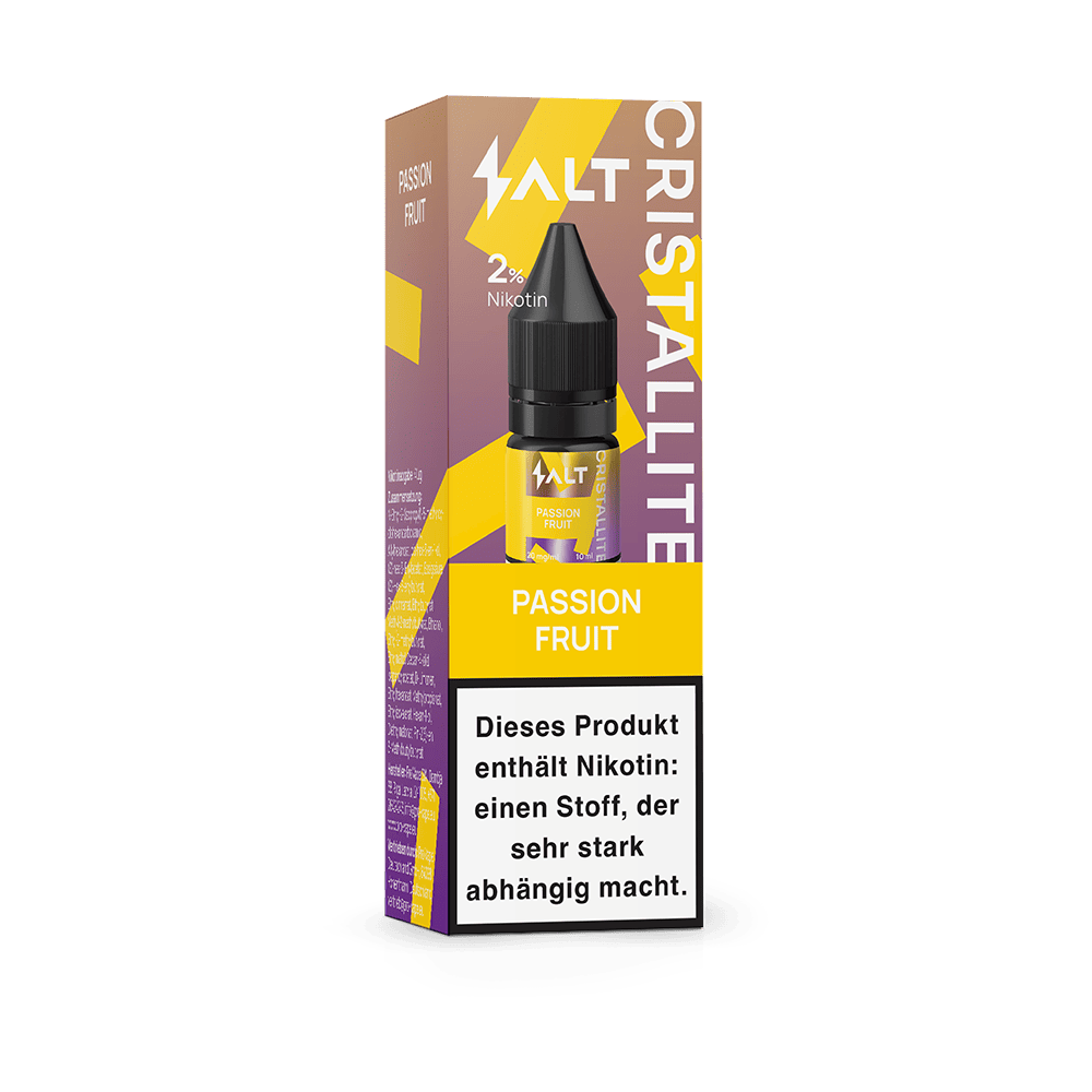 SALT Cristallite Nikotinsalz - Passion Fruit - 10ml Liquid 20mg  C