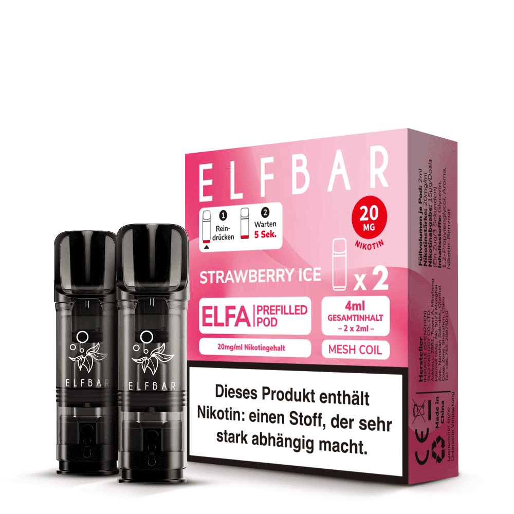 Elfbar - Elfa Pods Strawberry Ice 20mg