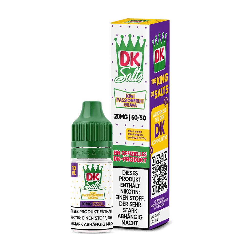 DK Salts Nikotinsalz - Kiwi Passionfruit Guava - Liquid 20mg 10ml  C