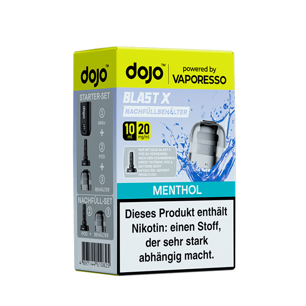 Vaporesso dojo Blast X Einweg Pod - Menthol - 20mg