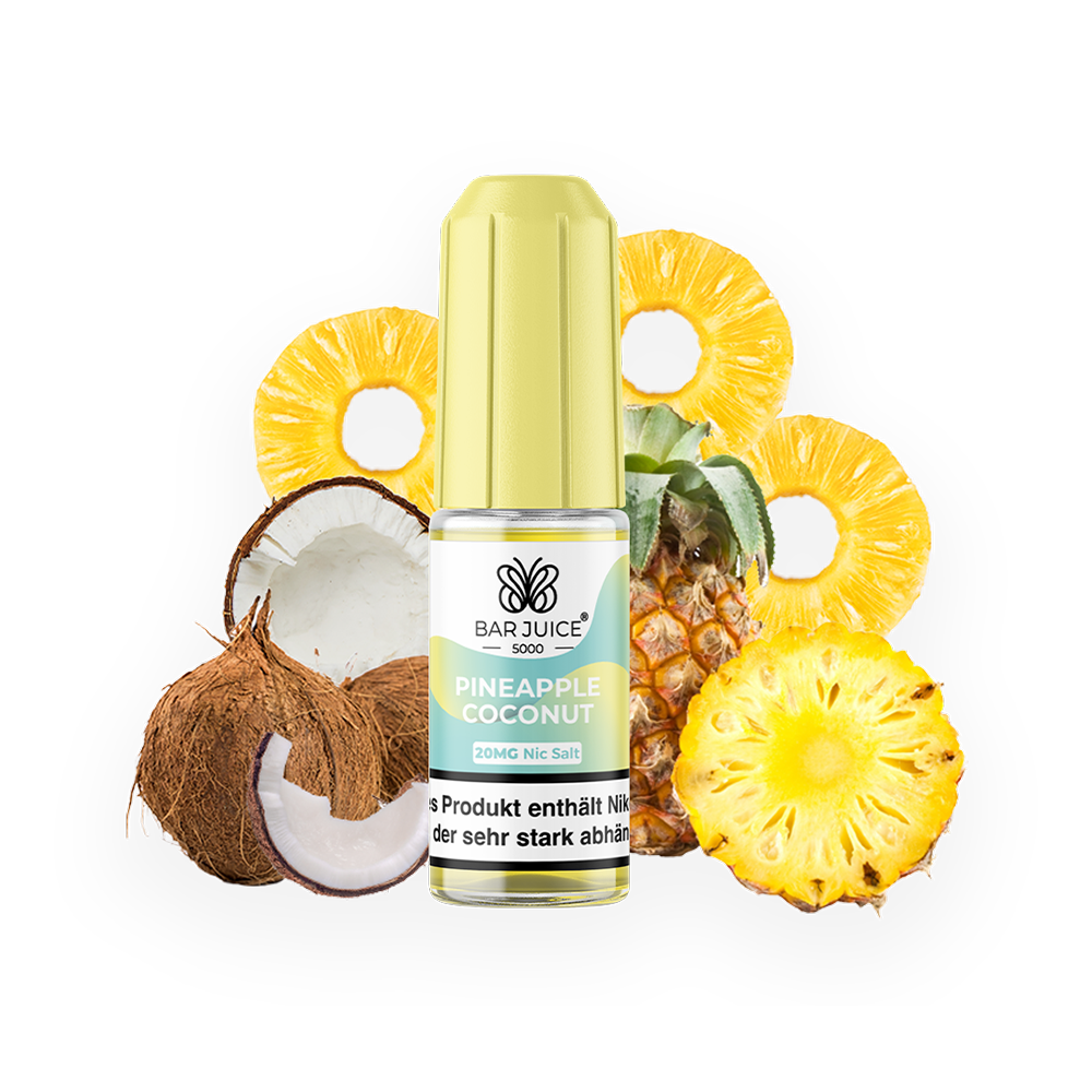 Bar Juice 5000 Nikotinsalz - Pineapple Coconut - Liquid 20mg 10ml  C