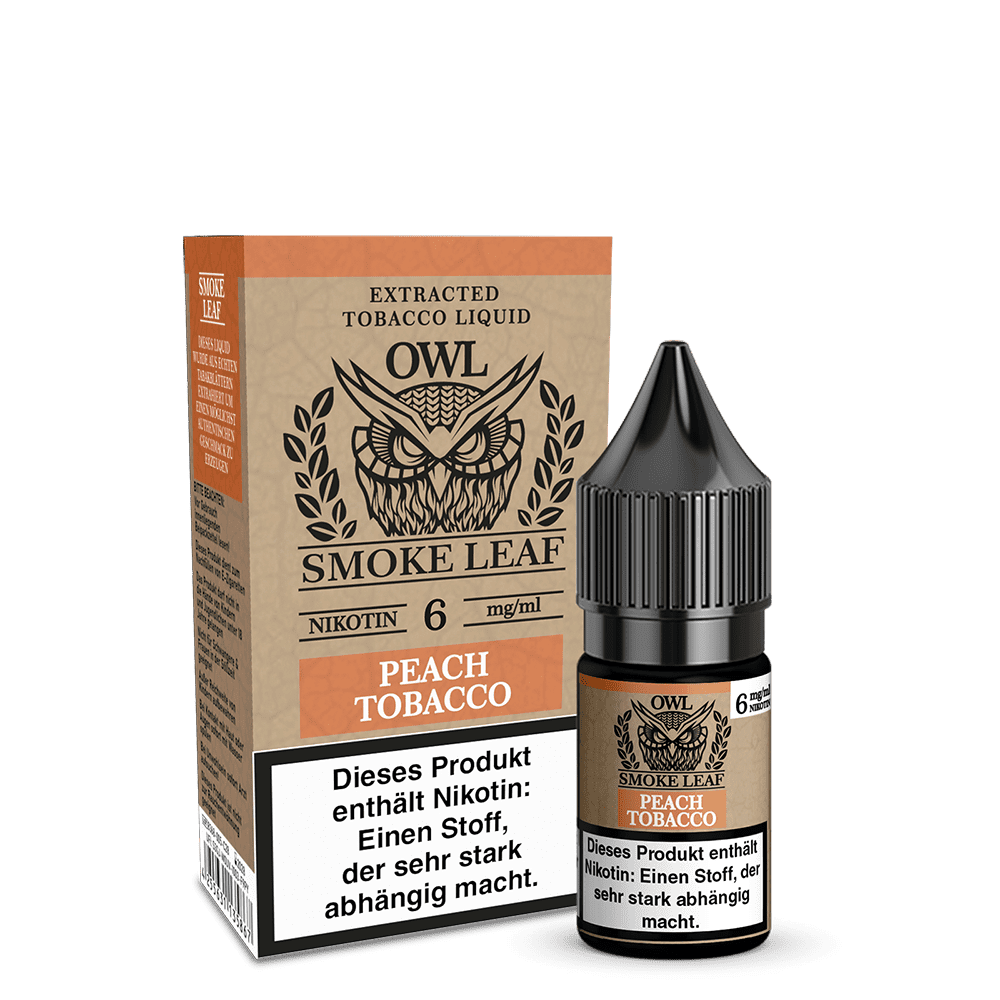 OWL Smoke Leaf Peach Tobacco Liquid