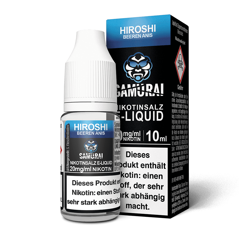 Liquid Hiroshi Beeren Anis - Samurai Nikotinsalz 20mg