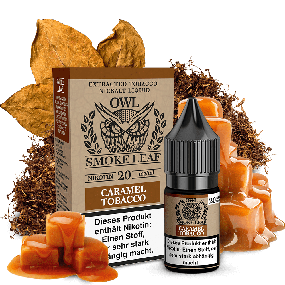 Liquid Caramel Tobacco - OWL Smoke Leaf Nikotinsalz