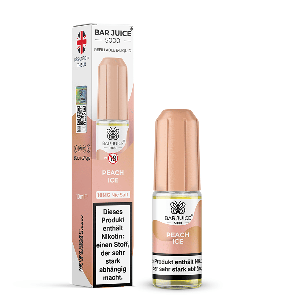 Bar Juice 5000 Nikotinsalz - Peach Ice - Liquid 10mg 10ml
